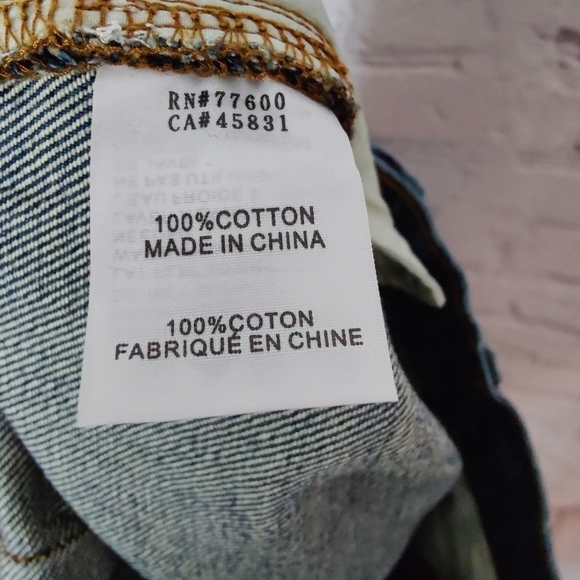 Sandrine Rose X Free People The Fred Destroyed Jean In Faded Blue Size 27 - Picture 12 of 12